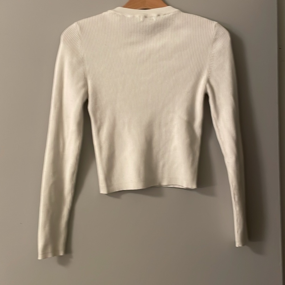 Stradivarius women’s cropped sweater sz S - Picture 3 of 3